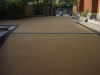 Bonded aggregate paving - domestic driveway