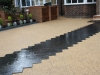 Bonded aggregate paving and stone pathway