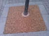 Tree pit  finished with bonded aggregate paving